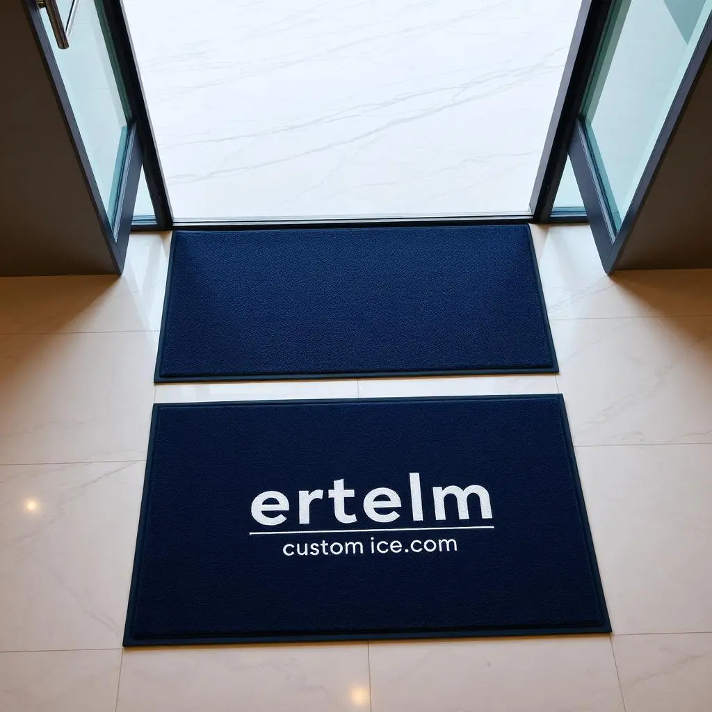 Custom branded entrance mat for business